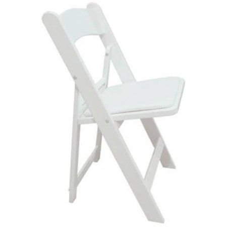 PRE SALES WHT Resin Fold Chair 2302